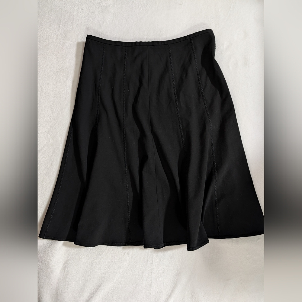 Vintage Karen Kane Classic Black A-Line Skirt, Size 8